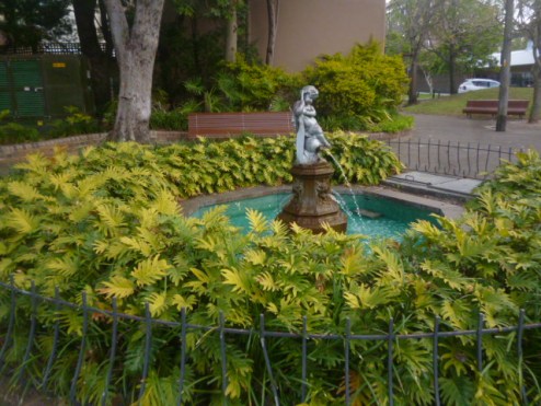 (pic - Story) Paddington - Garden Fountain